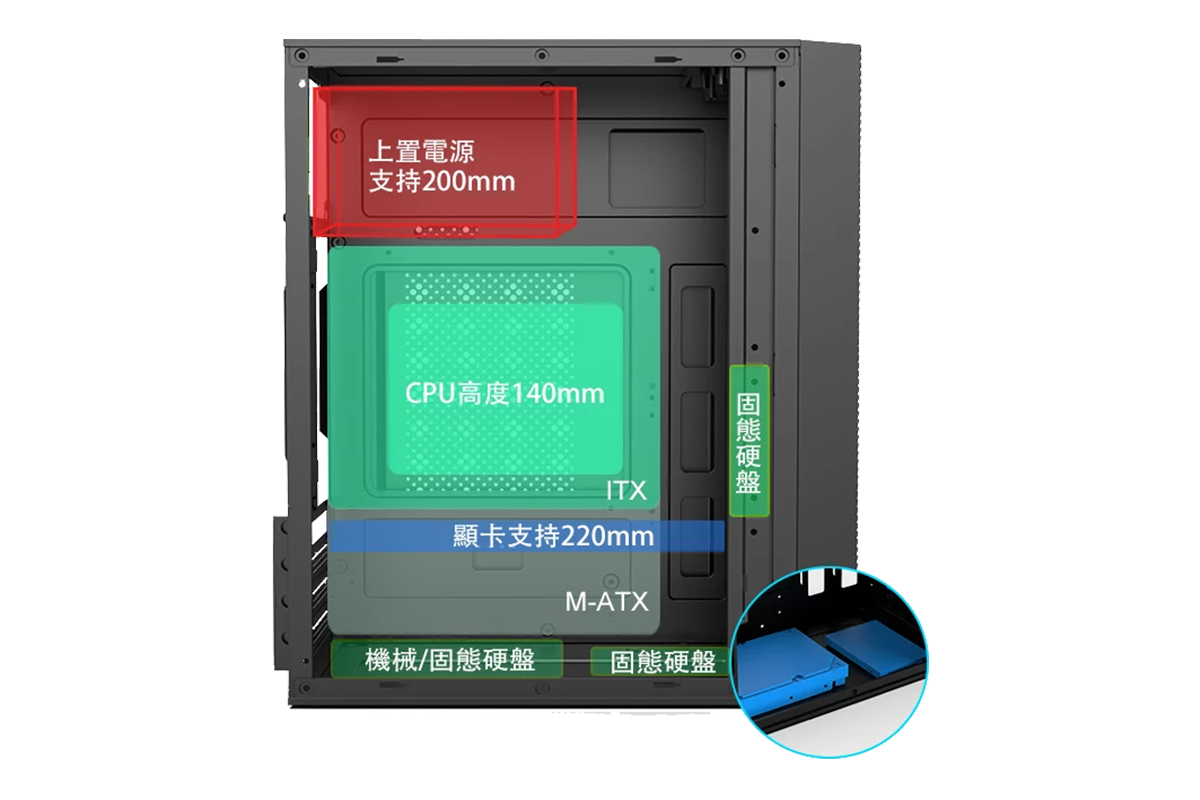 AINAR 艾納爾 168 機殼 硬體相容
