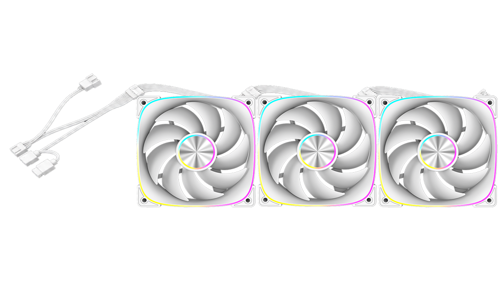 AINAR 艾納爾 AQUA FAN 308 風扇與燈光配件 三聯風扇