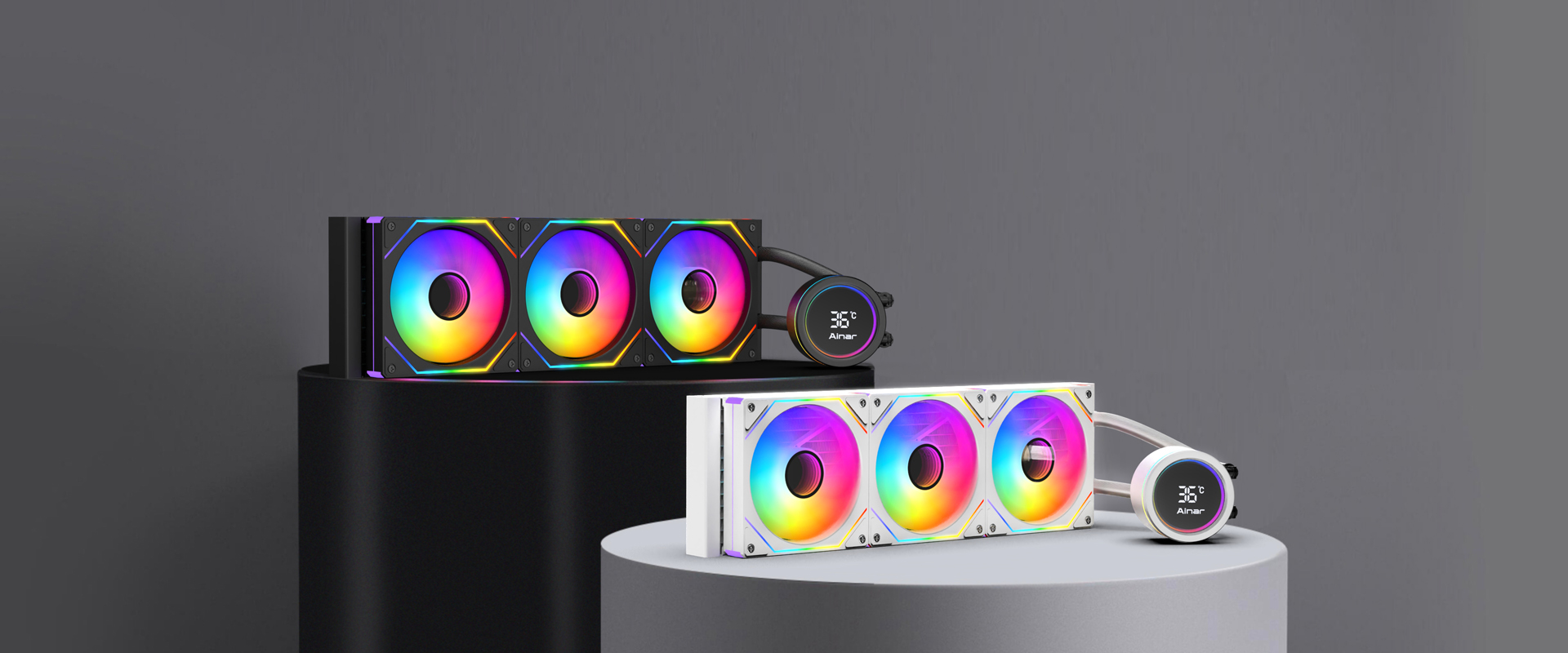 ainar艾納爾 ABYSS TEMP 360一體式水冷散熱器,效能與美學的終極整合