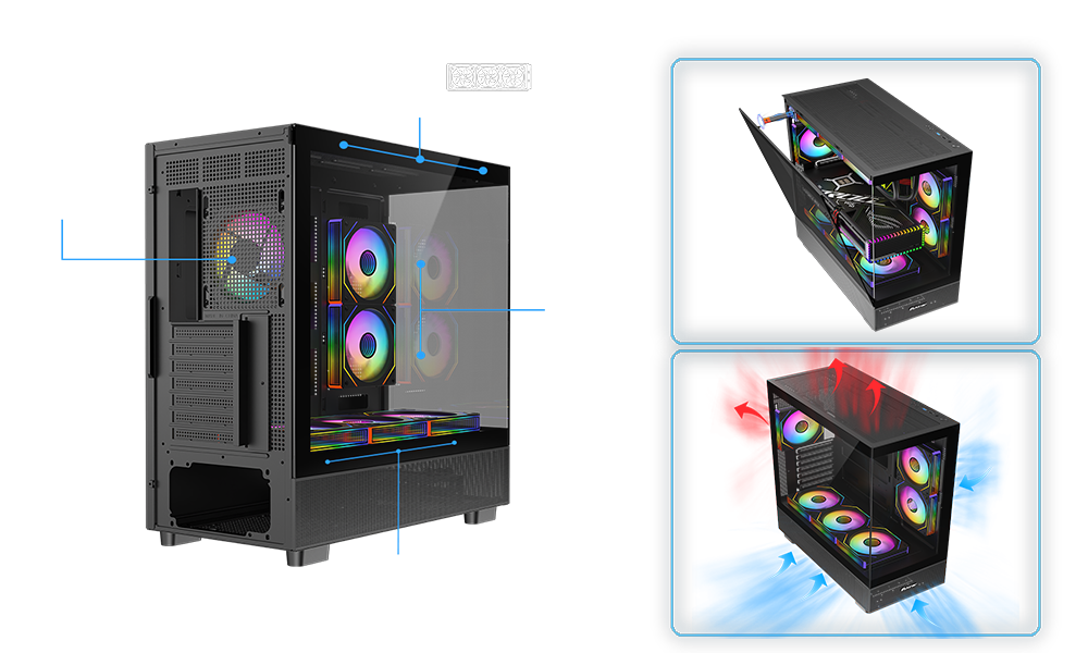 AINAR 艾納爾 L211系列 機殼 散熱架構