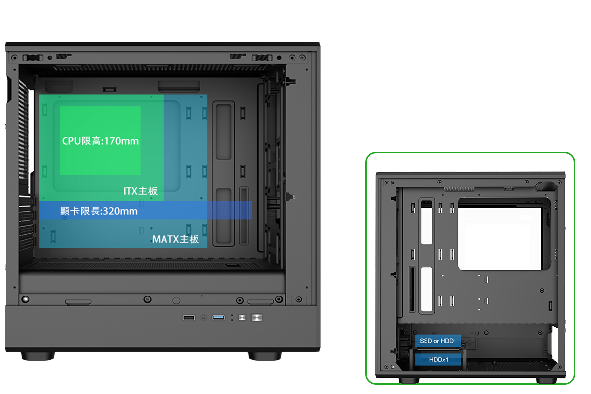 AINAR 艾納爾 M100 機殼 硬體相容