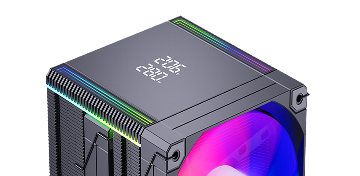 AINAR 艾納爾 MT8 ARGB CPU散熱器 TEMP 溫顯