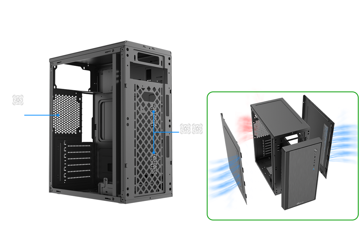 AINAR 艾納爾 N3 機殼 散熱架構