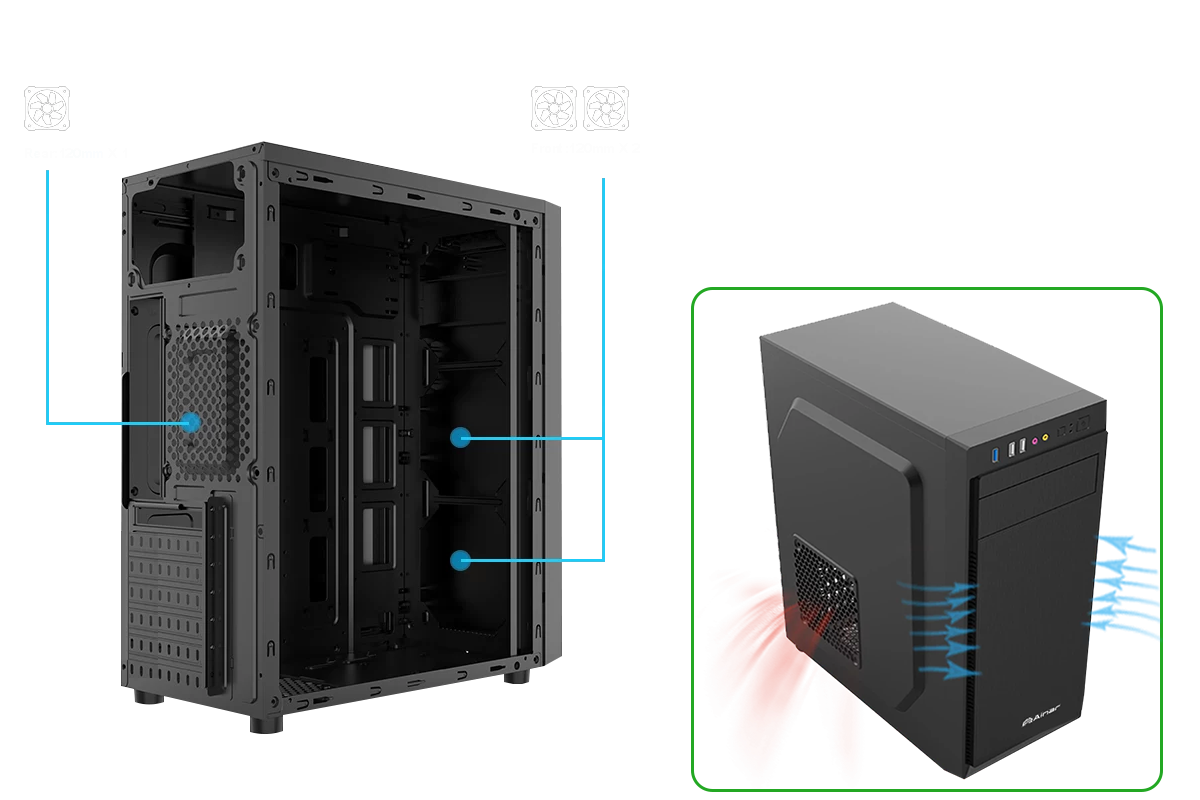 AINAR 艾納爾 N6 機殼 散熱架構