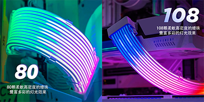 NEON-RGB A8 燈光排線組|點亮主機靈魂的ARGB美學升級