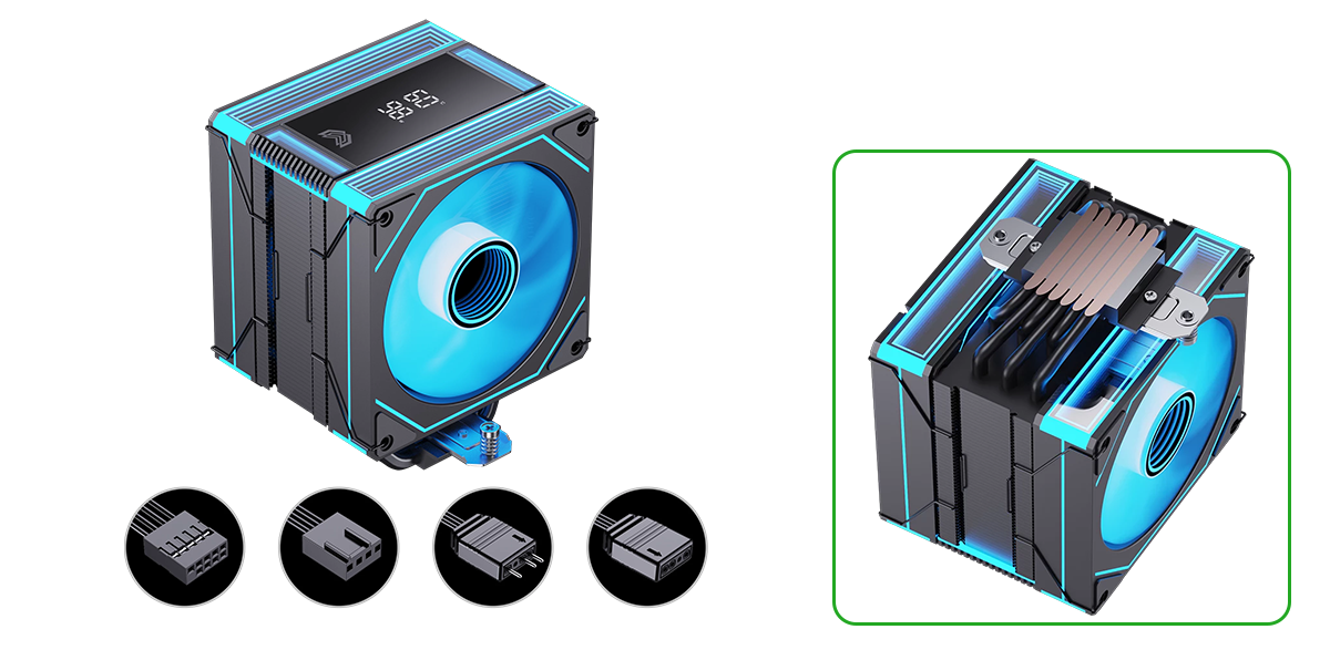AINAR 艾納爾 AIR MAX T6 CPU散熱器 產品細節