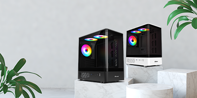【新品發表】AINAR艾納爾 VISION-M-ATX -V-X03 雙曲面海景房機殼