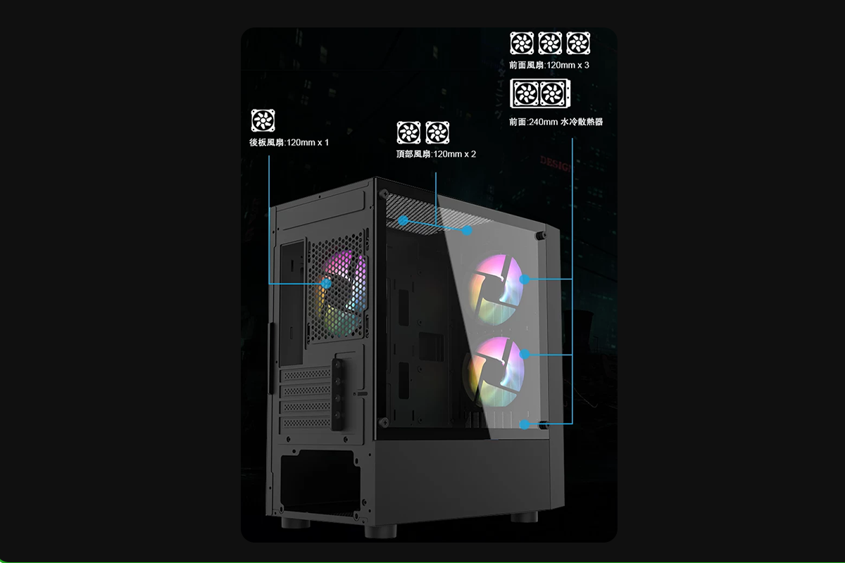 AINAR 艾納爾 X01 機殼 散熱架構