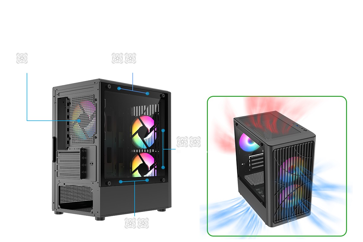 AINAR 艾納爾 X08 TYPE-C 機殼 散熱架構