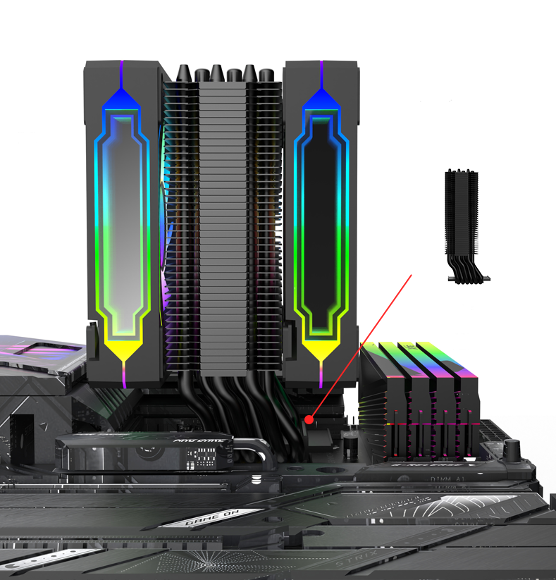 AINAR 艾納爾 AIRFLOW V6 (R2) CPU散熱器 優化ram兼容性